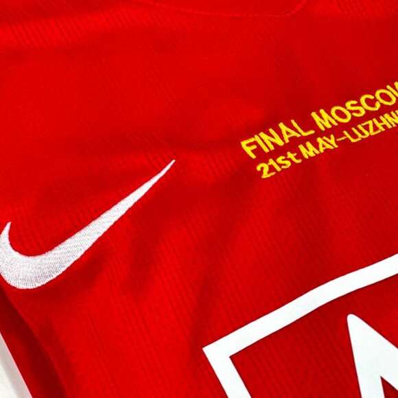 Nike Retro Cristiano Ronaldo Manchester United 2008 UCL Finals Jersey Size XL - Picture 9 of 12